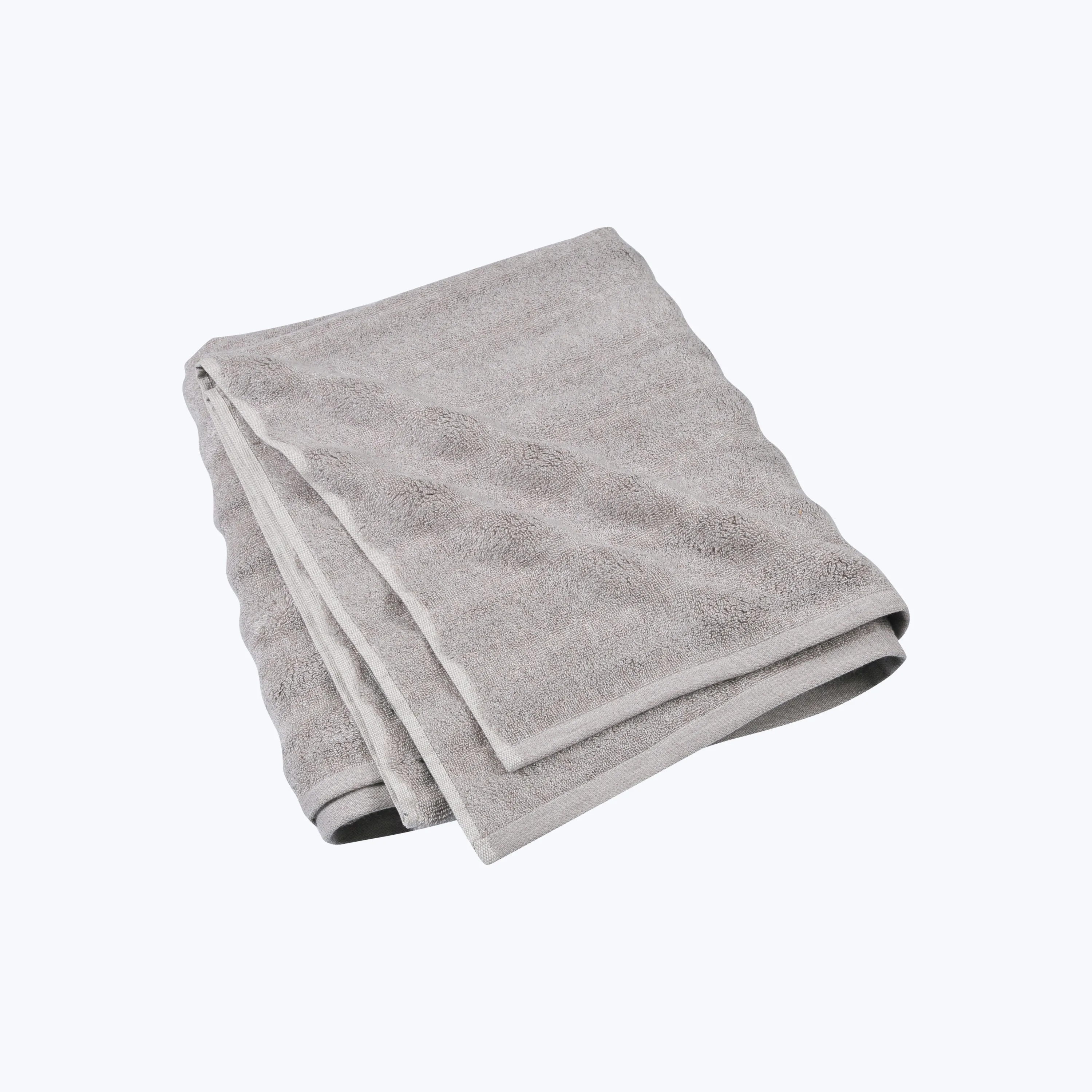 Ash Ribbed Bath Sheet