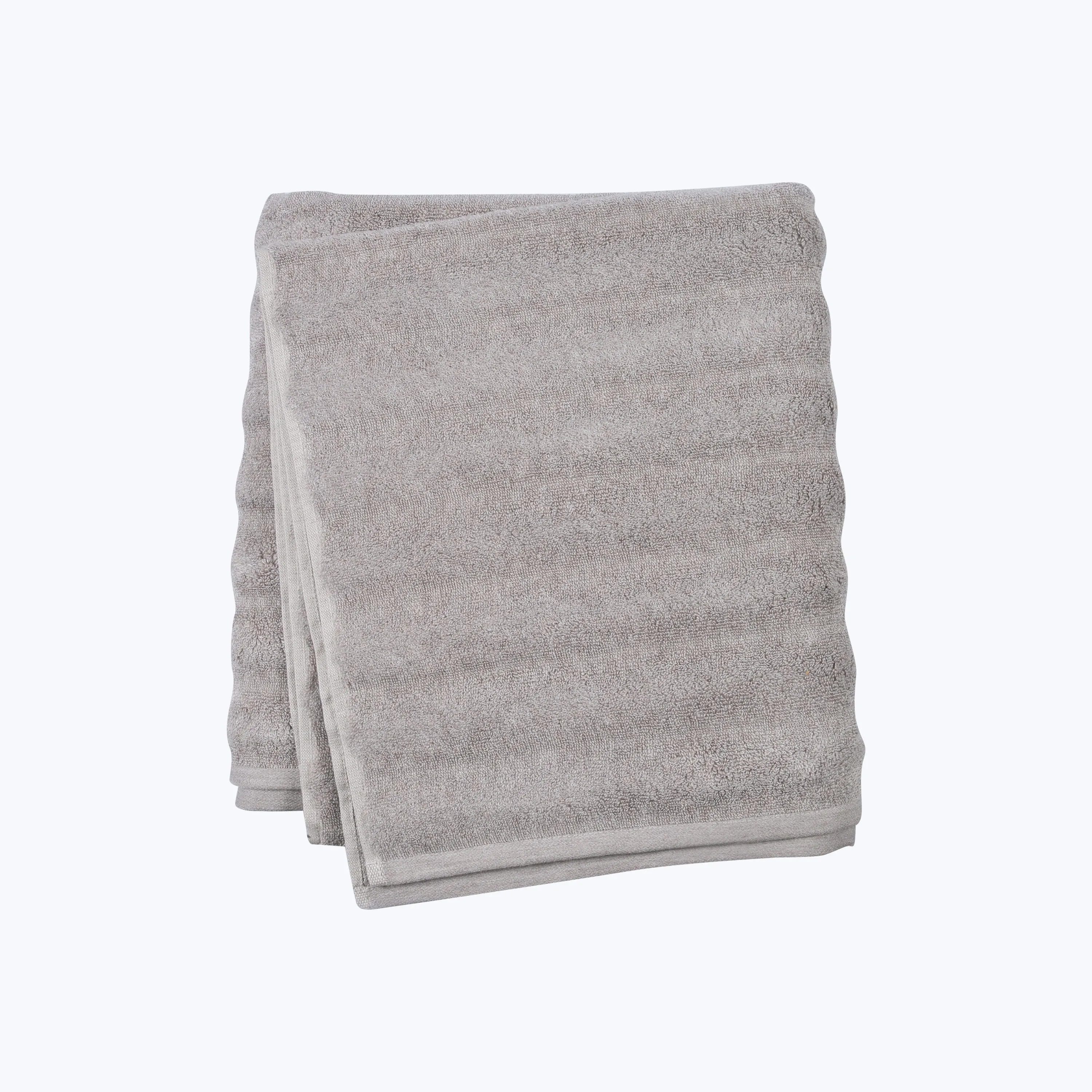 Ash Ribbed Bath Sheet