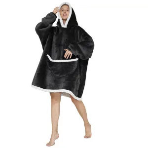Bobums Slumpie Oversized Hoodie - Dark Grey