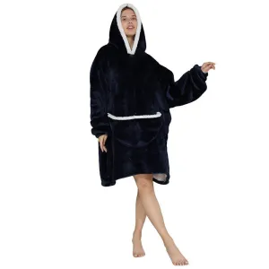Bobums Slumpie Oversized Hoodie - Dark Navy