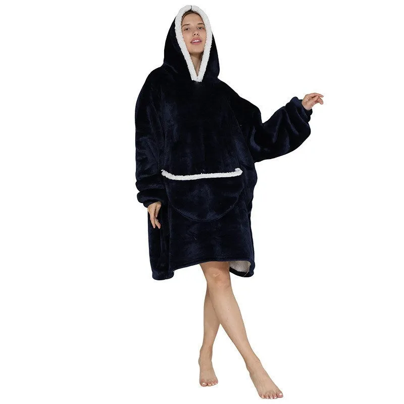 Bobums Slumpie Oversized Hoodie - Dark Navy