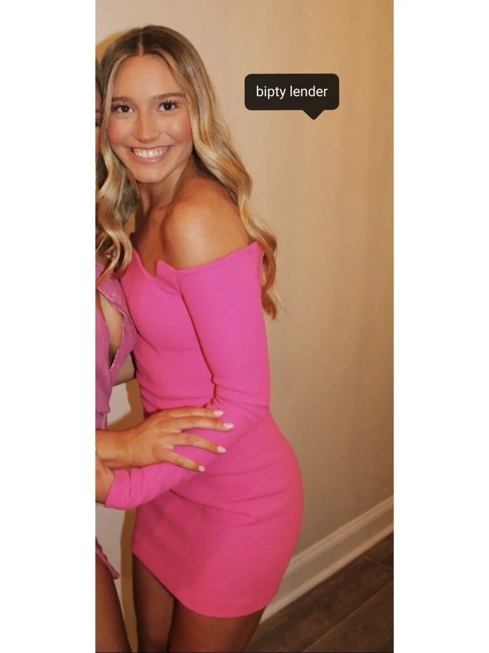 Bonita off-the-shoulder Minidress