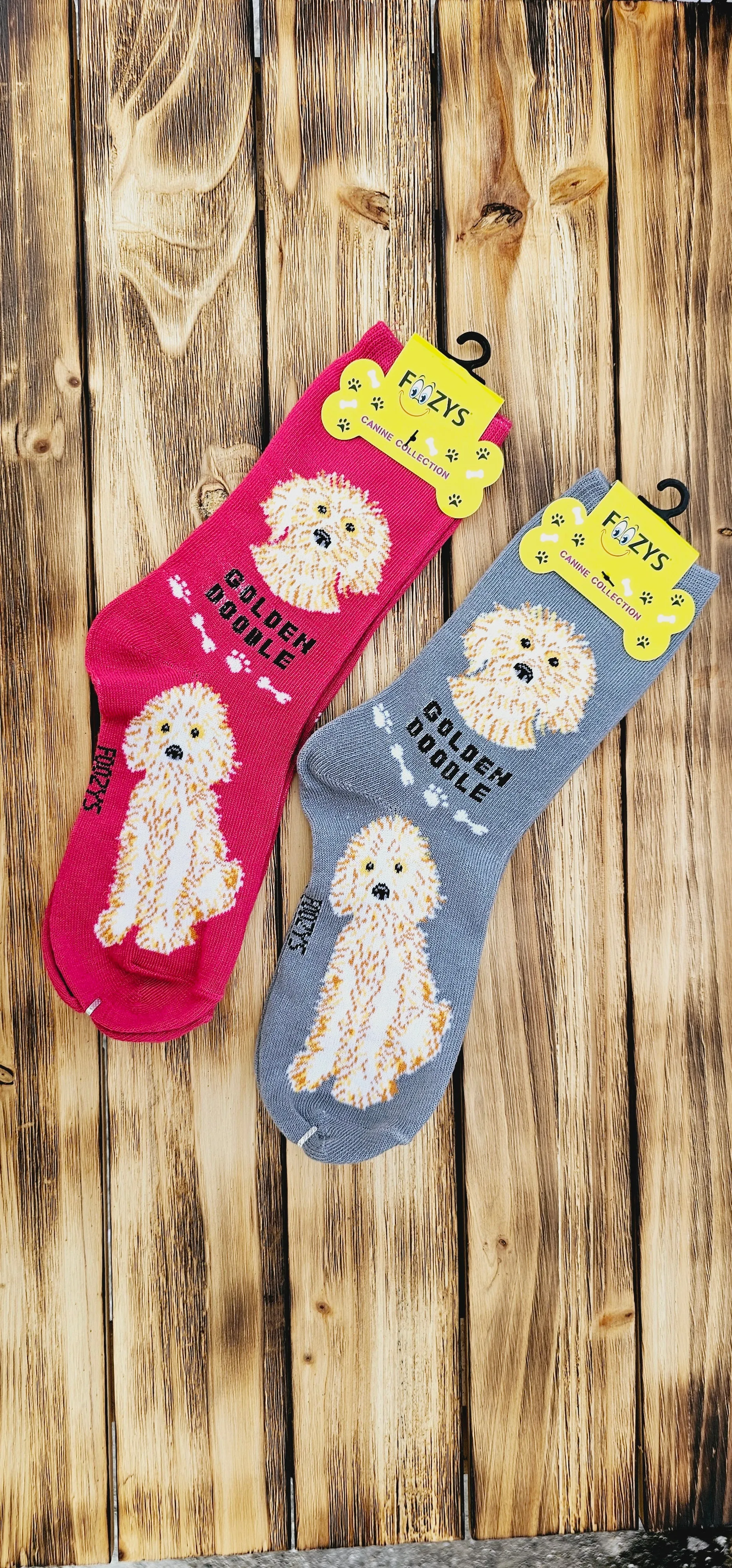 Canine Foozys Socks - Golden Doodle