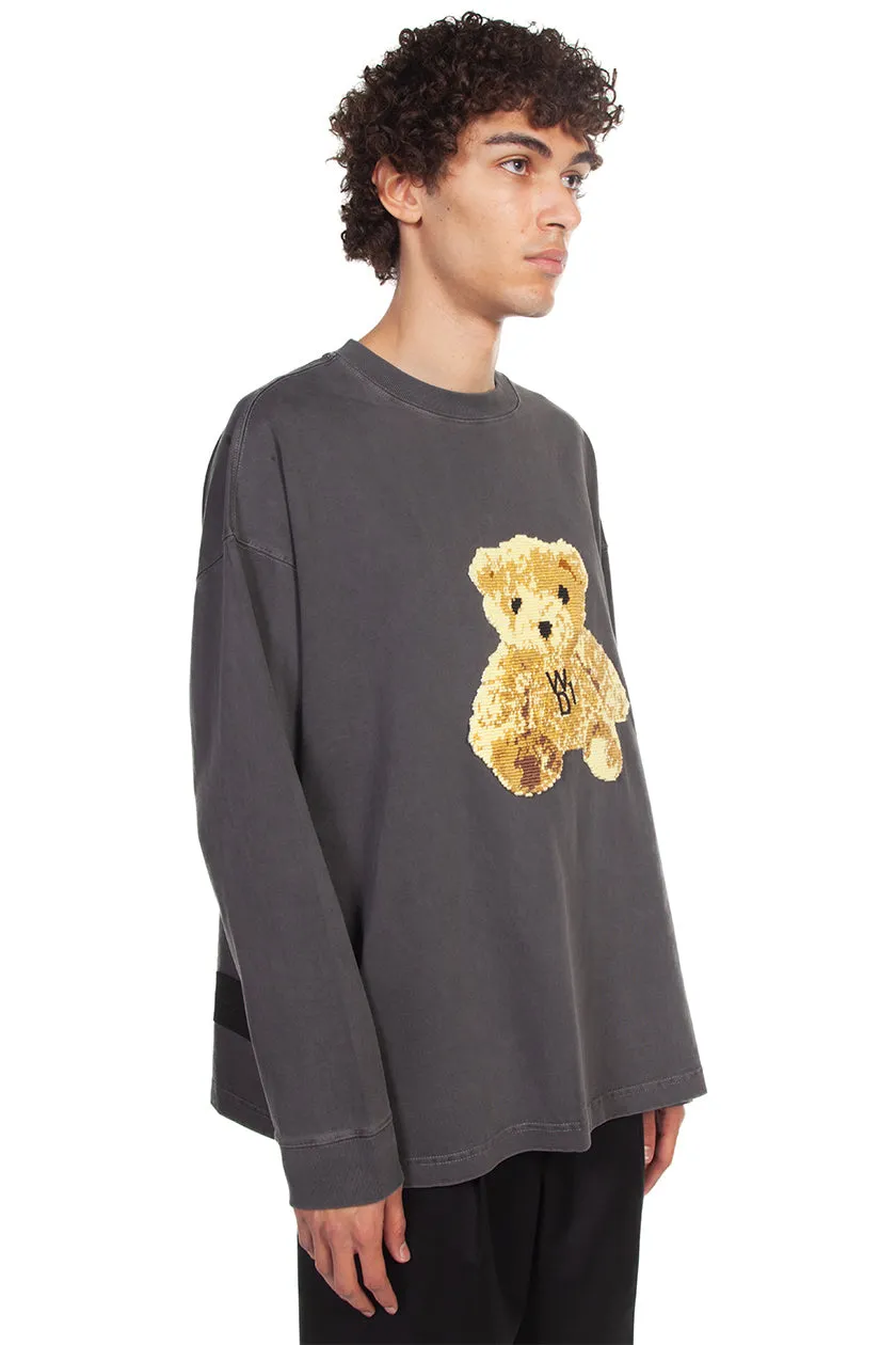 Charcoal Teddy Long Sleeve T-shirt