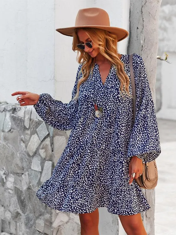 Chic Leopard Print Long Sleeve Dress - Perfect for Every Occasion