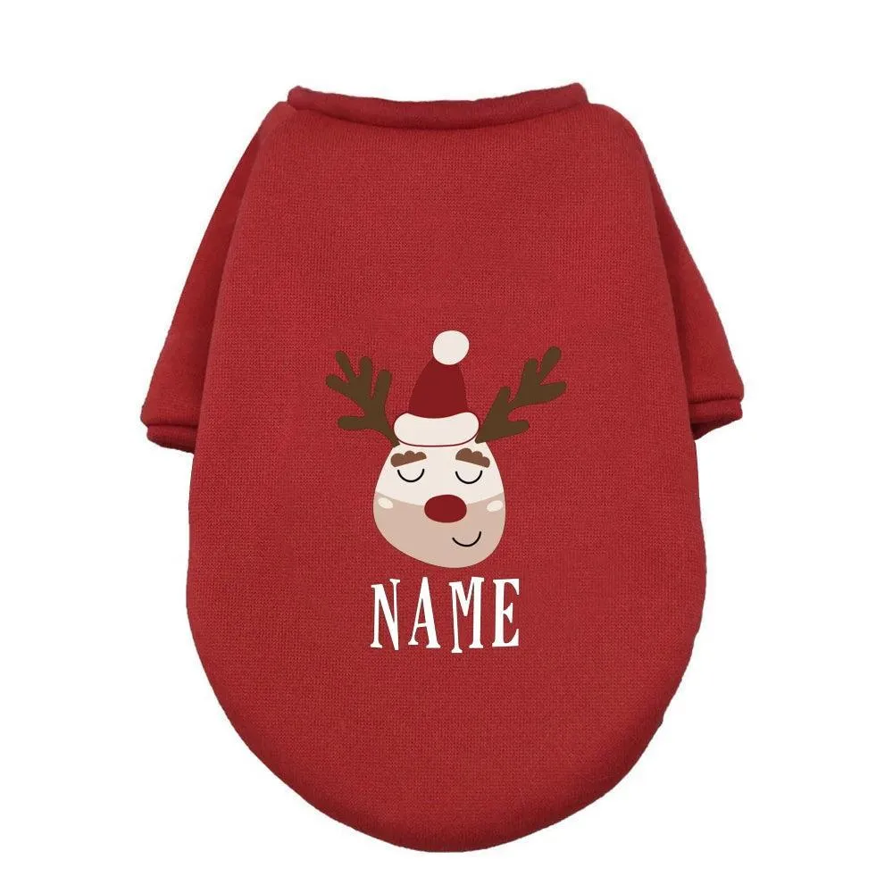 Christmas Deer Dog Hoodie