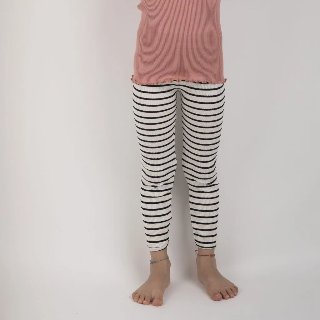 Cotton & Silk Bieber Leggings - Sailor - 0m-14y