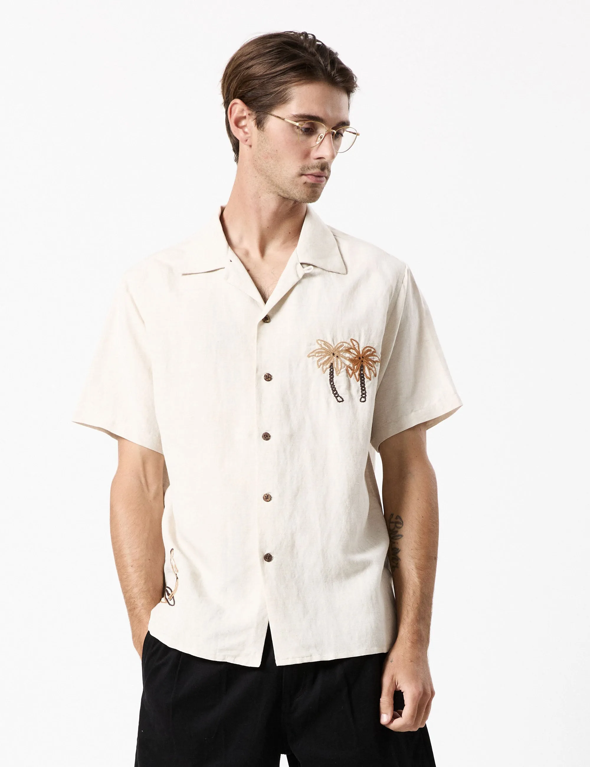 Cuban Short Sleeve Shirt - Coco