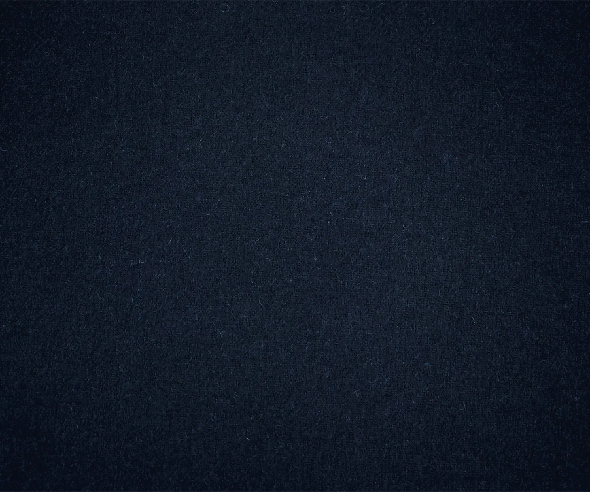Deep Navy Blue Wool Blend Stretch Solid Twill Jacketing Woven Fabric