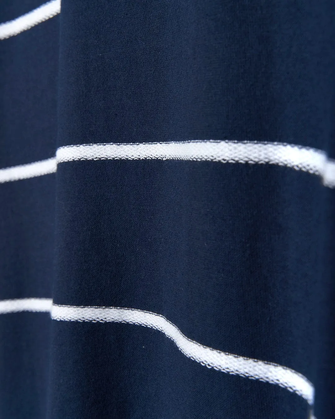 Hartland - Womens Striped Short Sleeve T-Shirt - Blue