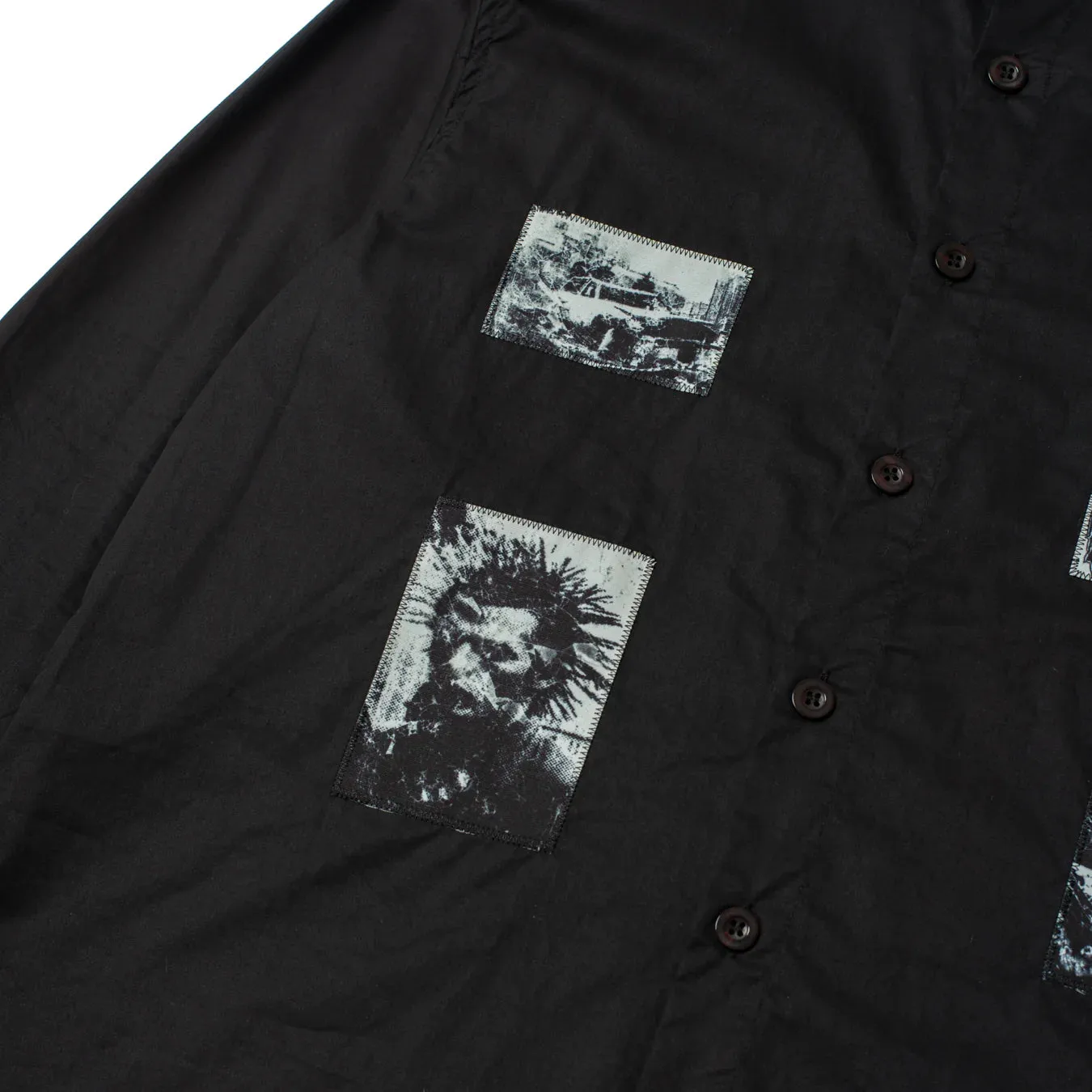 Hoddle Vision of Oxford Shirt Black