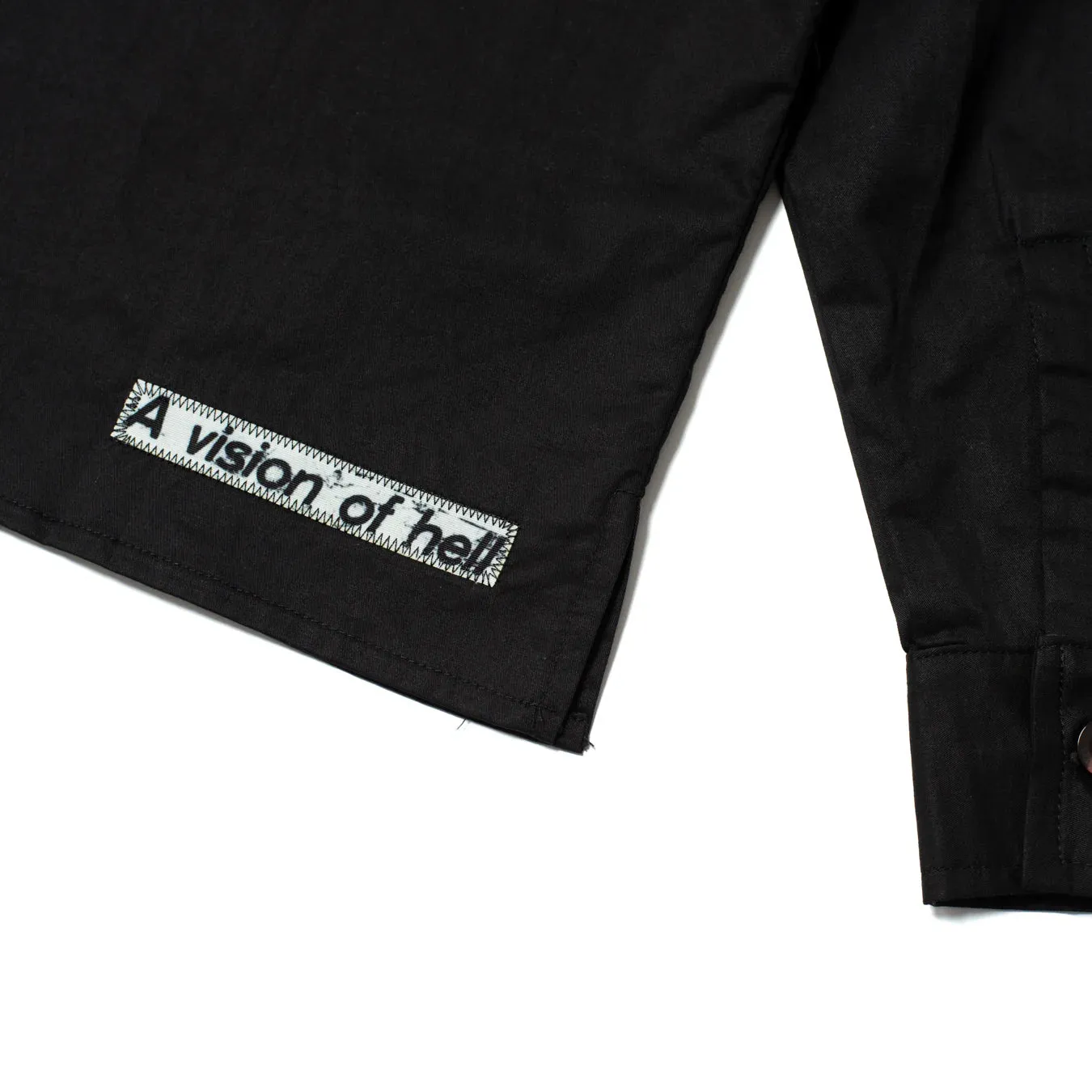Hoddle Vision of Oxford Shirt Black