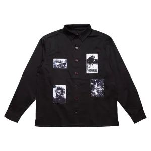 Hoddle Vision of Oxford Shirt Black