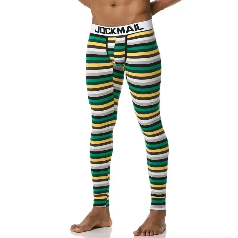 JOCKMAIL Mens Cotton Long Johns Leggins