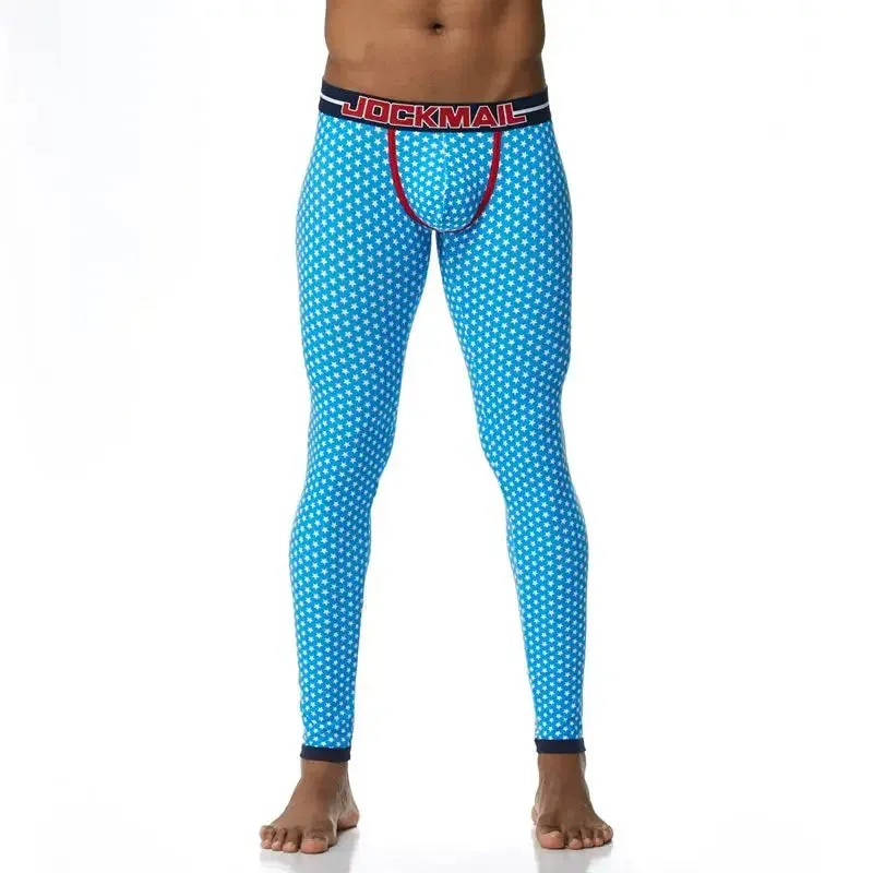 JOCKMAIL Mens Cotton Long Johns Leggins