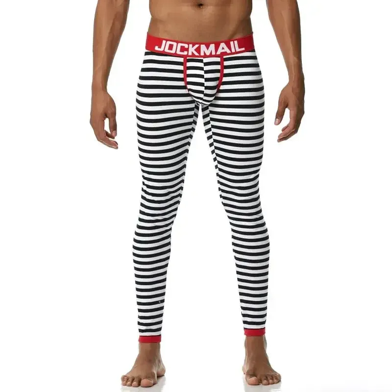 JOCKMAIL Mens Cotton Long Johns Leggins