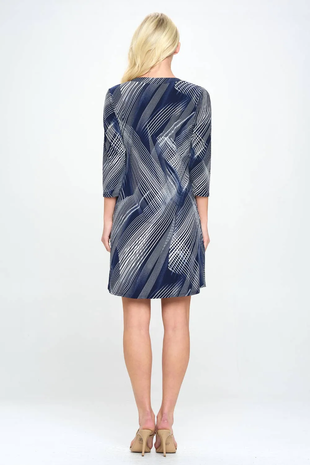 Jostar Notch Neck Quarter Sleeve Dress (30% off dress sale!)