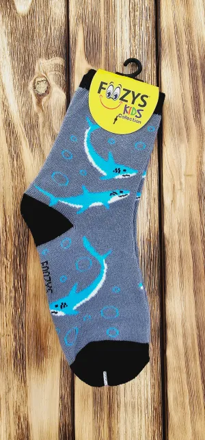 Kid's Foozys Socks - Sharks
