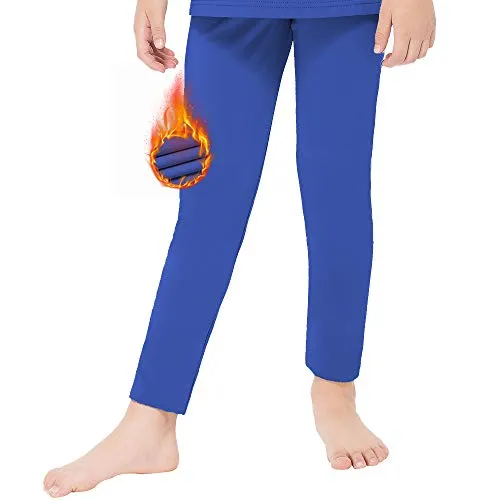 MANCYFIT Thermal Pants for Girls Fleece Lined Leggings Long Underwear Bottoms