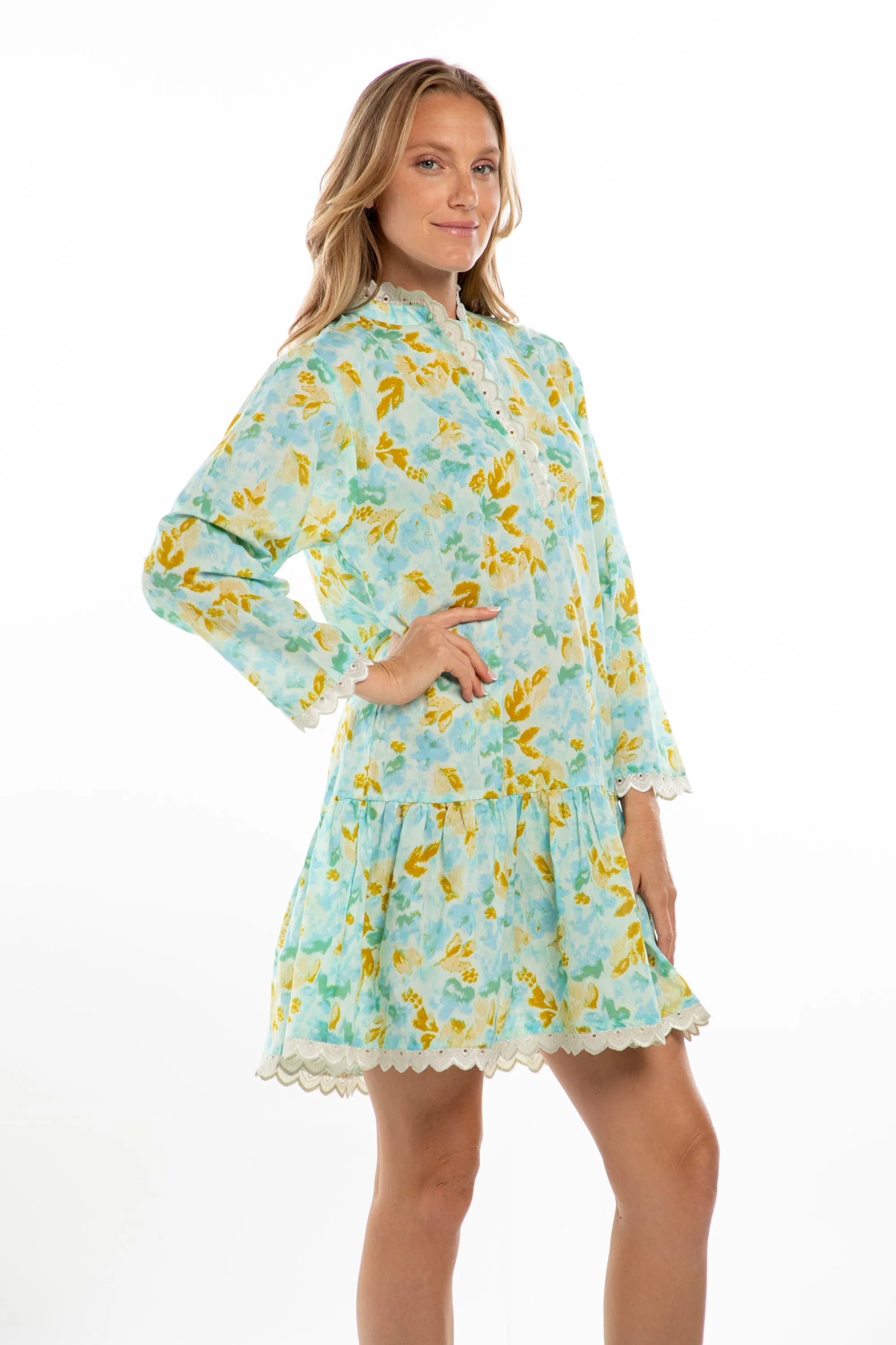 Maya Dress. Spring Garden