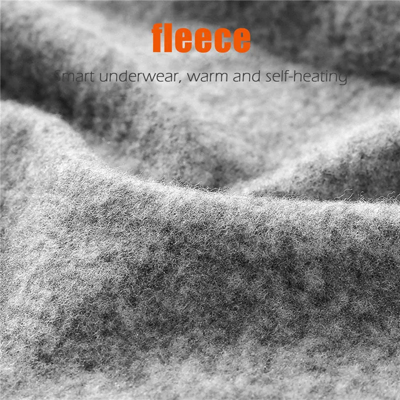 Men's Fleece Lined Leggings Thermal Long Johns Warm Base Layer Slim Pants