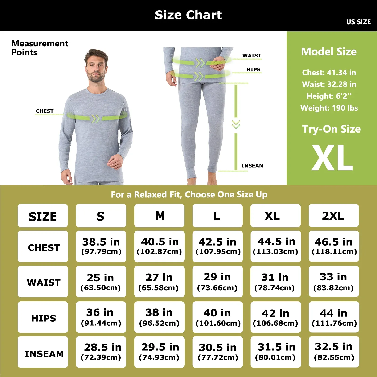 Men's Merino 200g Thermal Base Layer Set Grey Heather