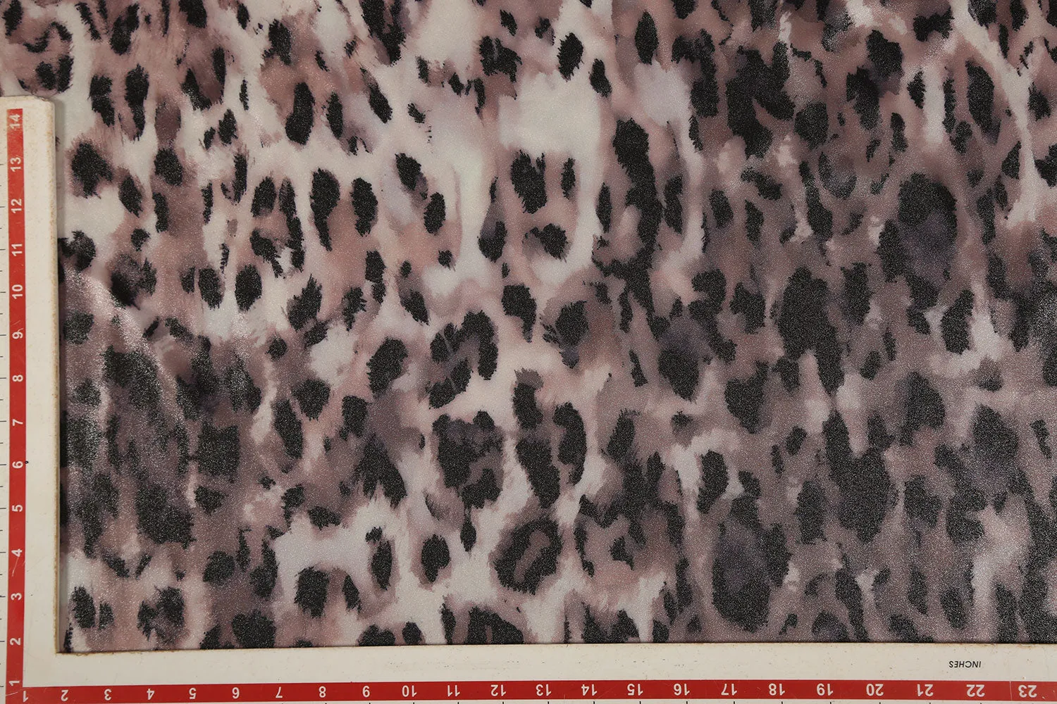 Multicolor Abstract Printed Stretch Knit Polyester Fabric