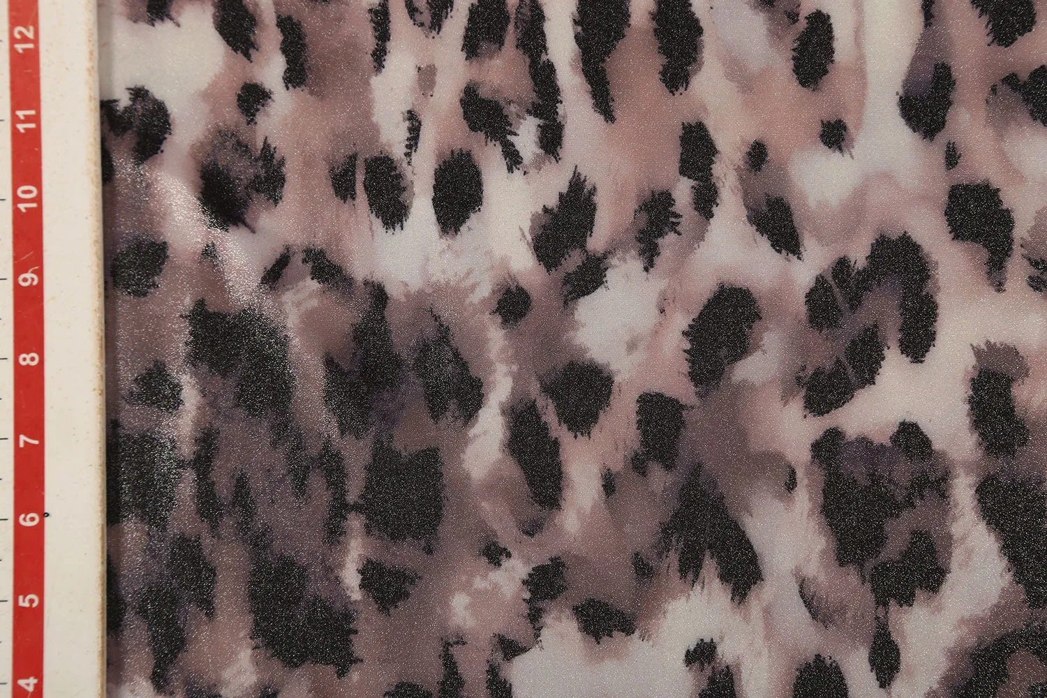 Multicolor Abstract Printed Stretch Knit Polyester Fabric