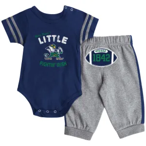 Notre Dame Short Sleeve Creeper & Pants Set