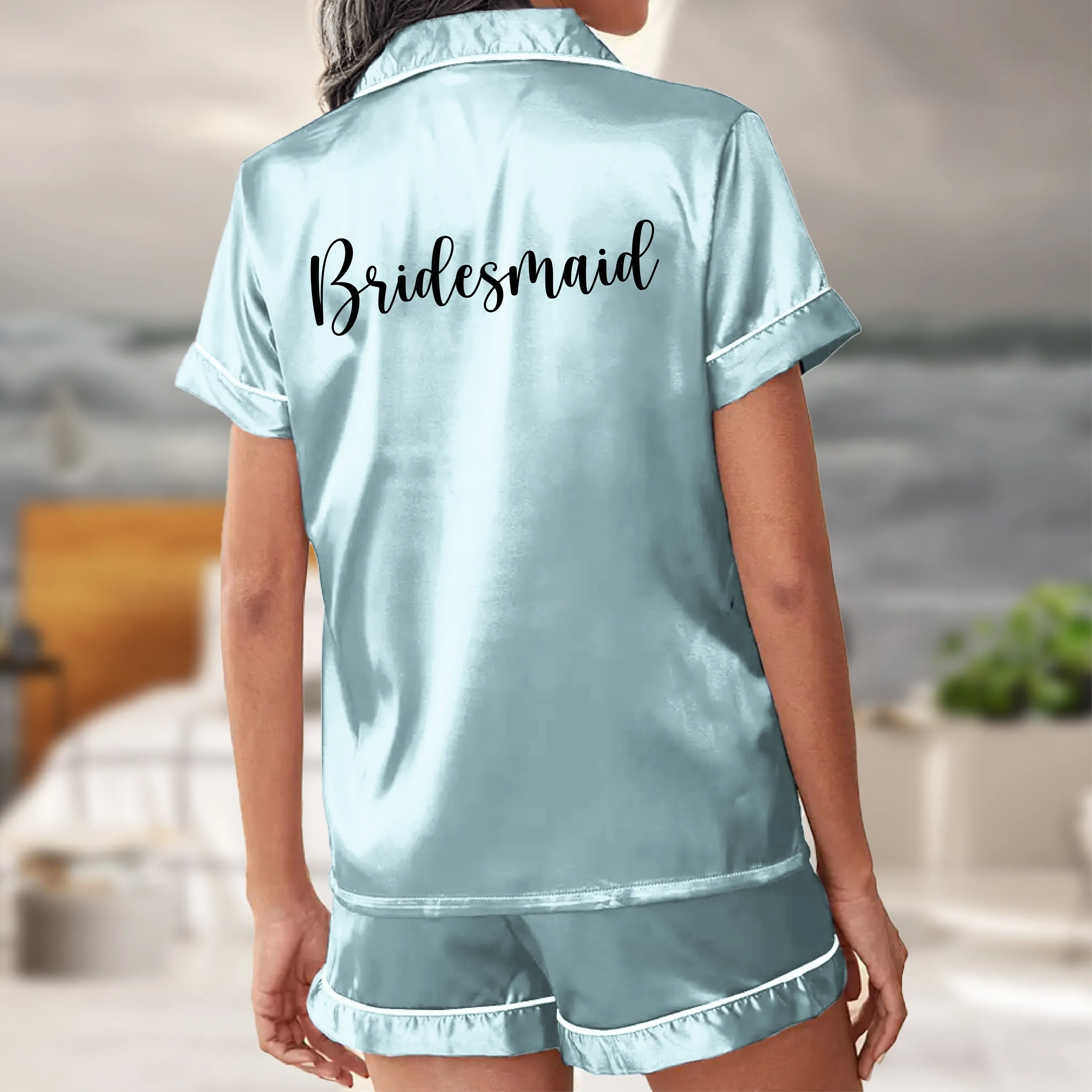 Pajama Set Shorts - Personalized Name Shorts Set Pajamas