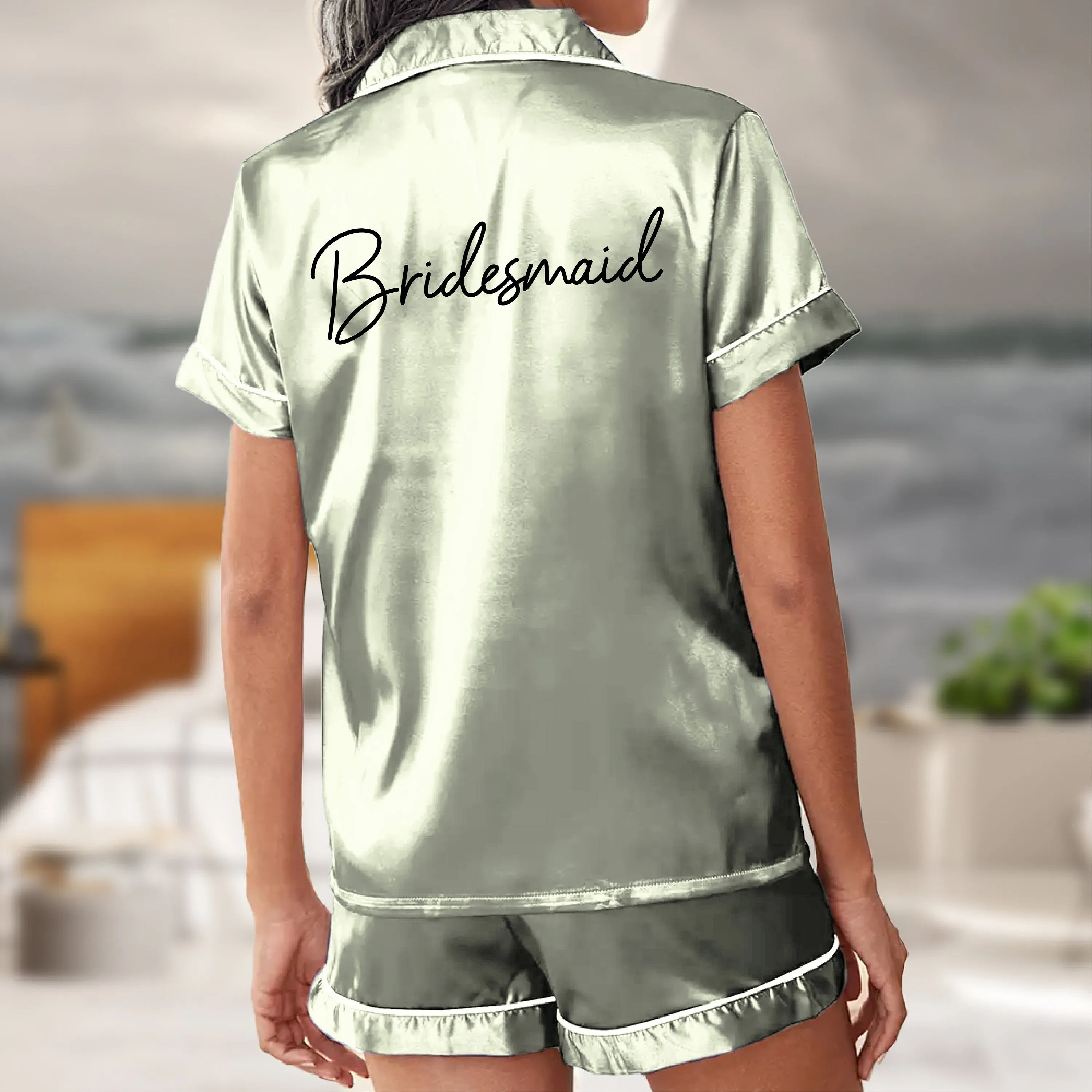 Pajama Set Shorts - Personalized Name Shorts Set Pajamas