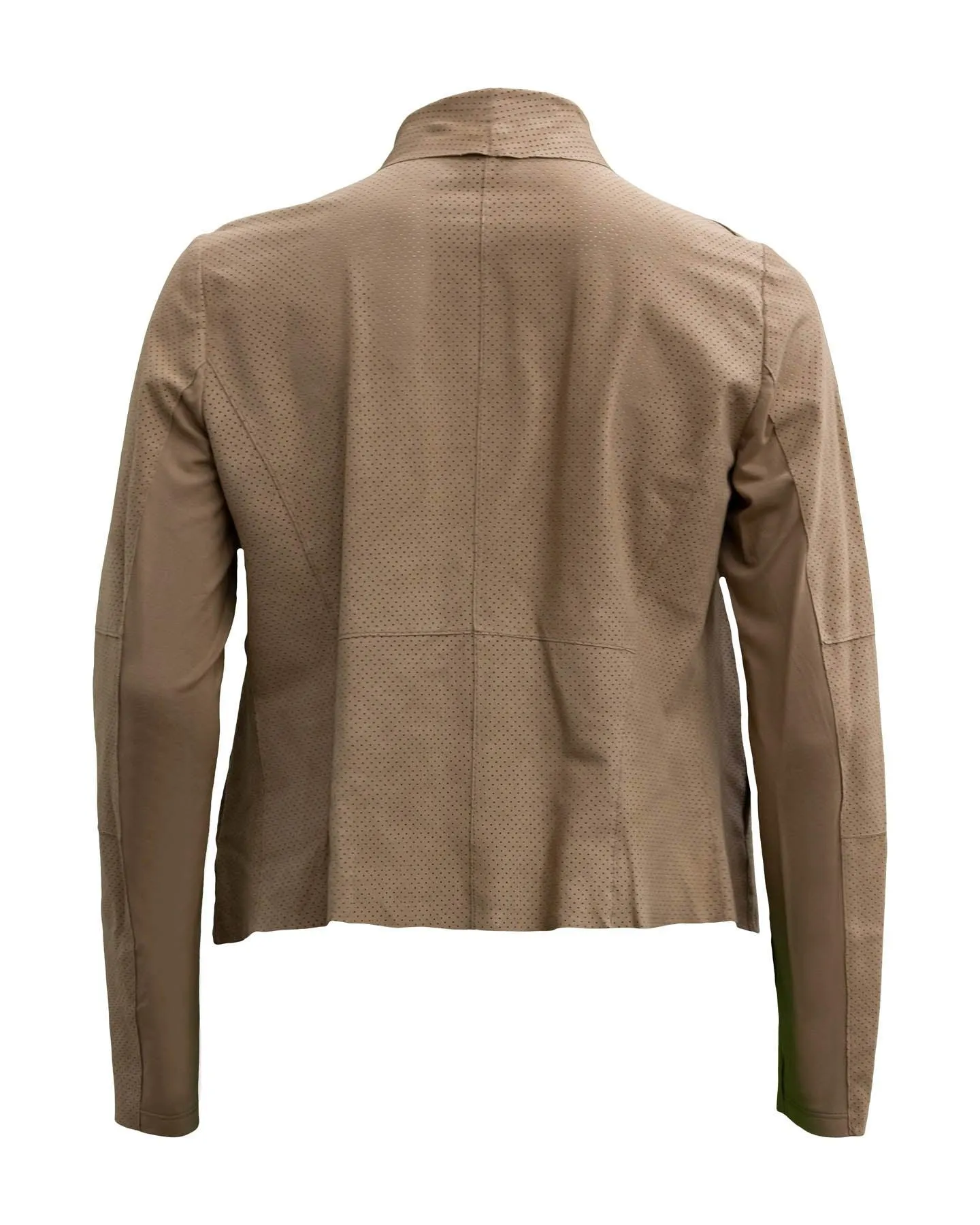 Perforated Suede Jacket