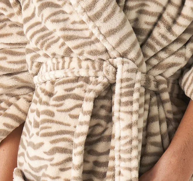 Plush Bathrobe Range Tiger