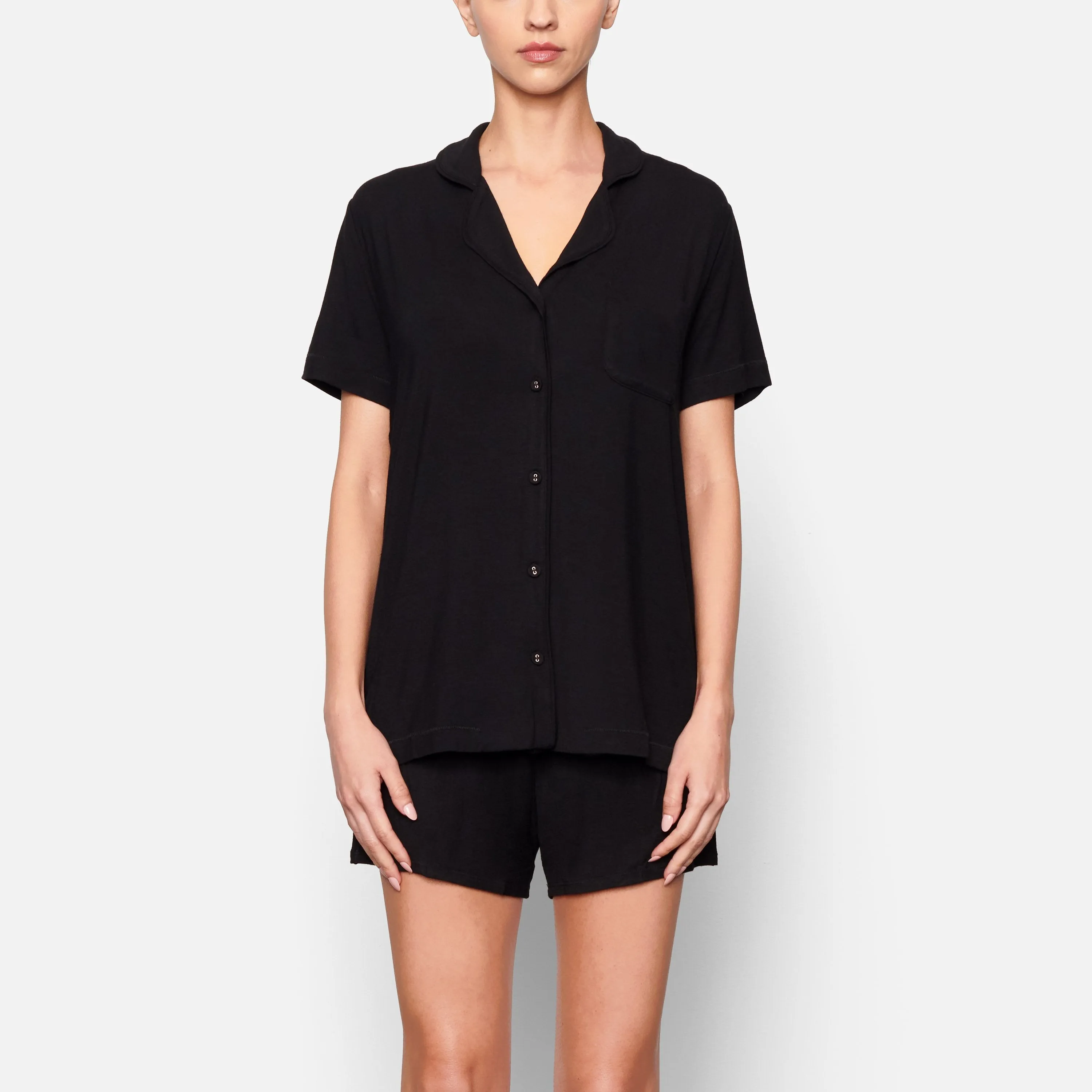 SLEEP SHORT SLEEVE SET | ONYX