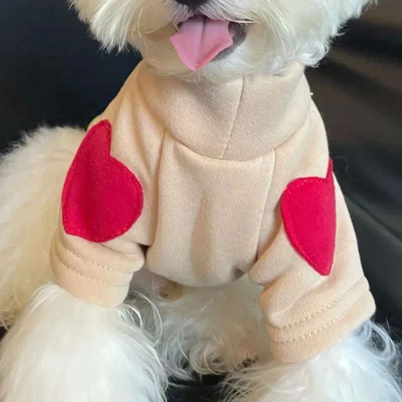 Spring Puppy Sweatshirt | Fashion Dog Hoodies & Thin Vests | Chihuahua & French Bulldog Costumes | Pet Undershirts for Dogs & Cats