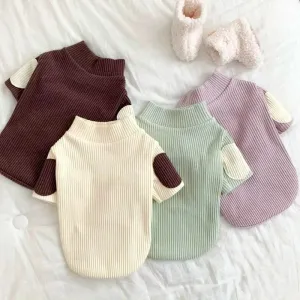 Spring Puppy Sweatshirt | Fashion Dog Hoodies & Thin Vests | Chihuahua & French Bulldog Costumes | Pet Undershirts for Dogs & Cats