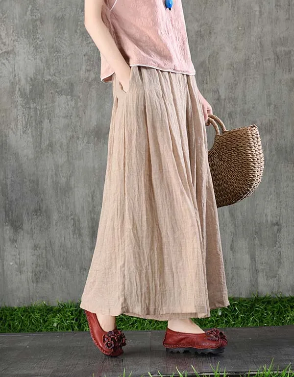 Summer Linen Comfortable Loose Wide-leg Pants