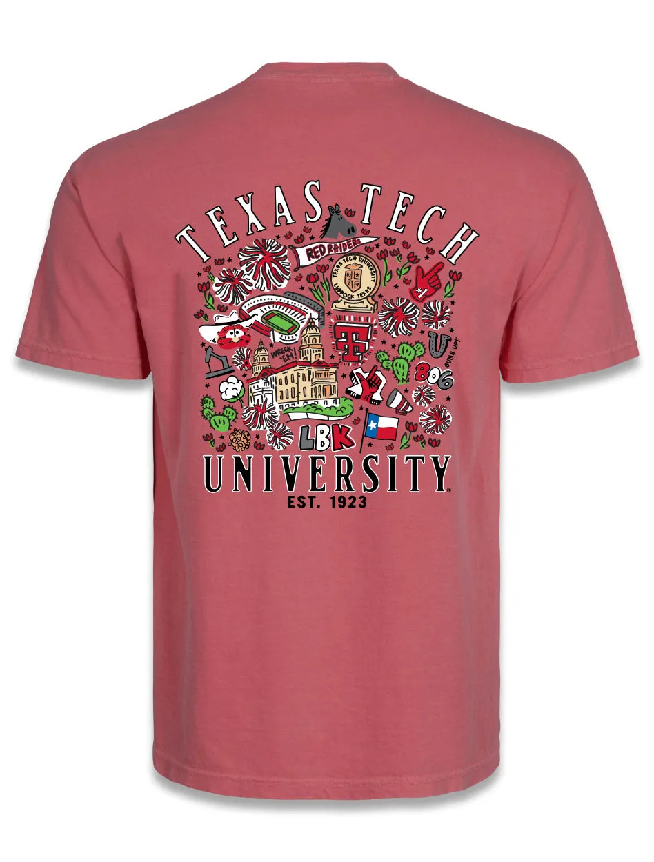 Texas Tech "Campus Life" T-Shirt