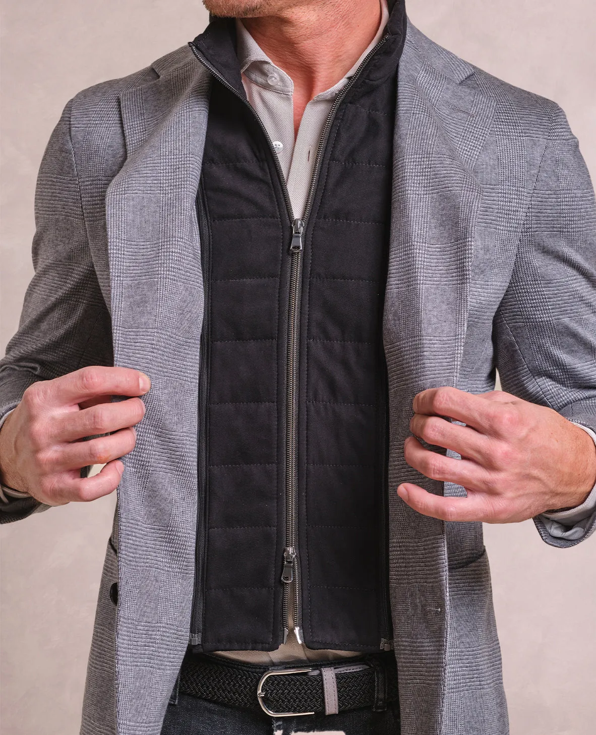 The Fields - Zip Out Warmer Soft Jacket - Charcoal