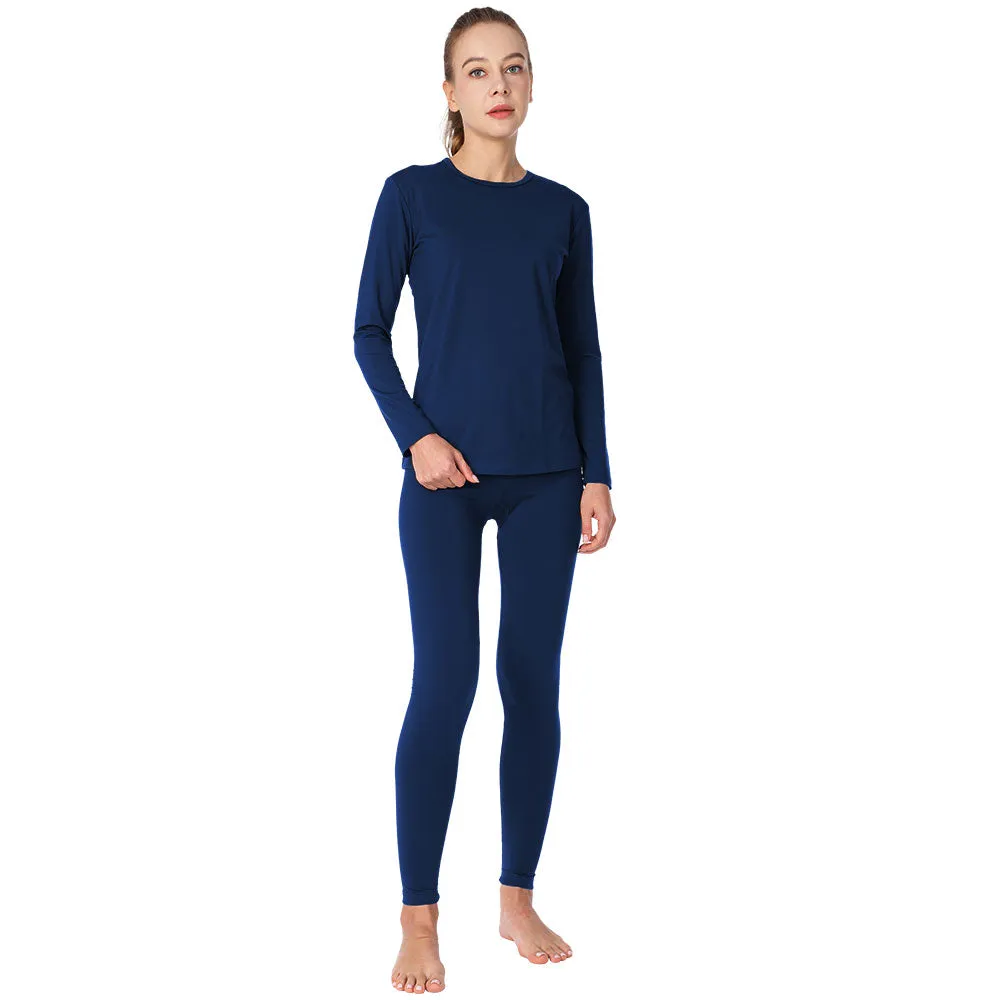 Thin Thermal Pants for Women Fleece LinedLeggings Underwear Soft Bottoms