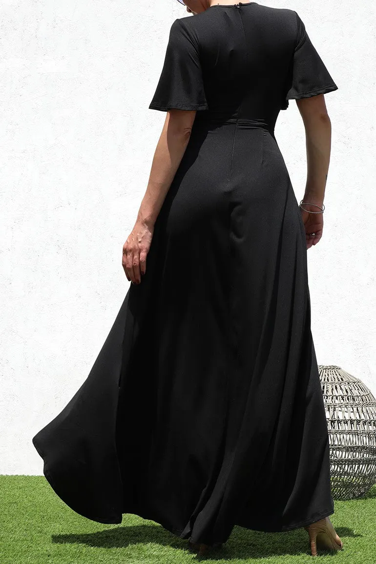 Twist Front Maxi Dress