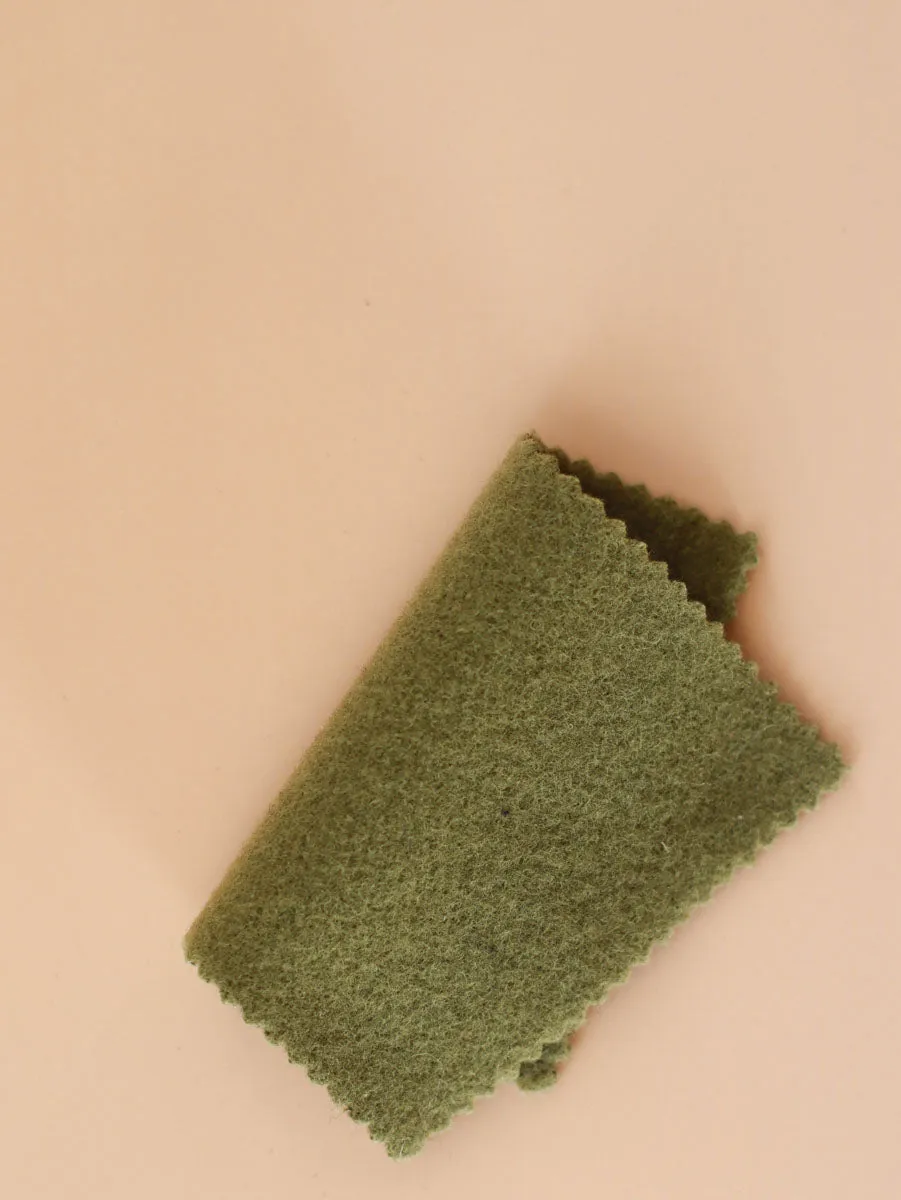Victor Wool/Cashmere fleece - Avocado