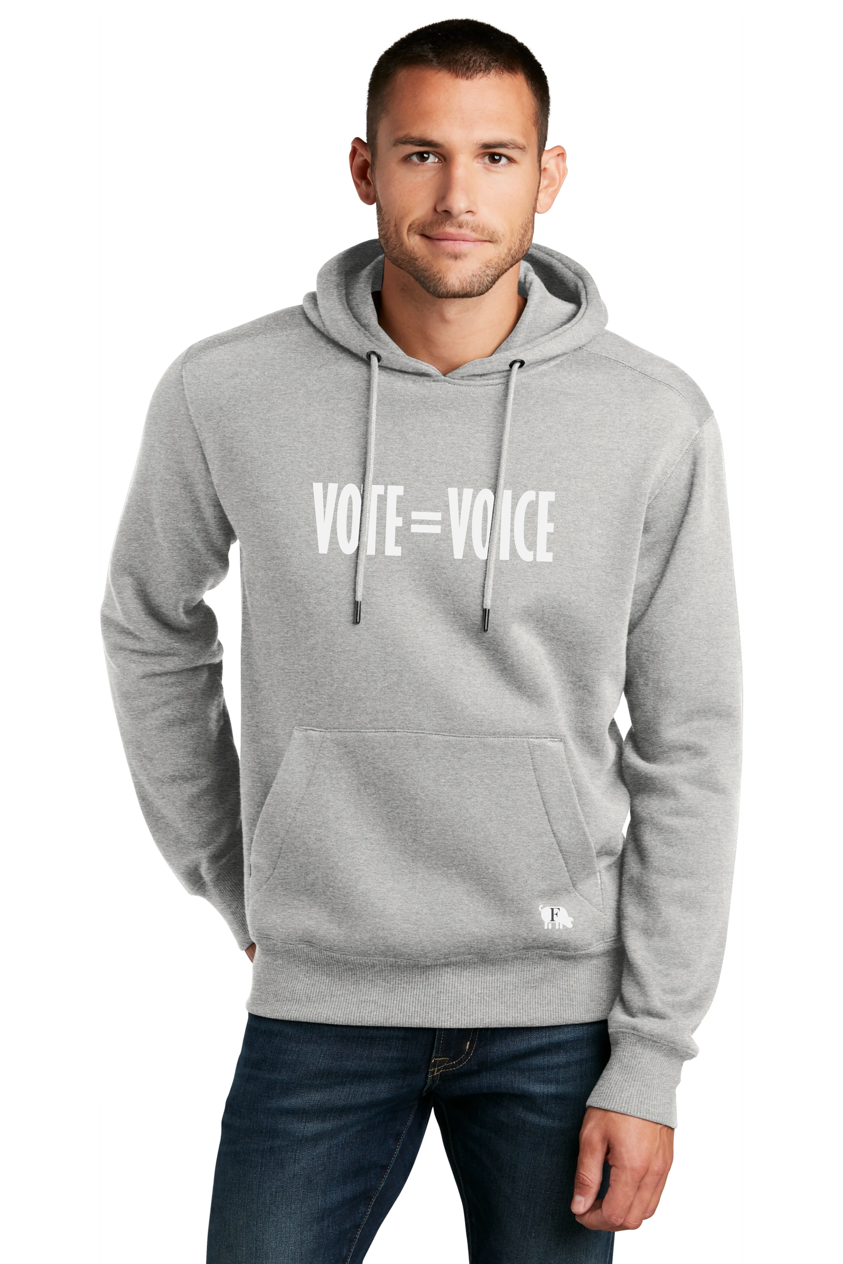 Vote Equals Voice All Seasons Hoodie Adult