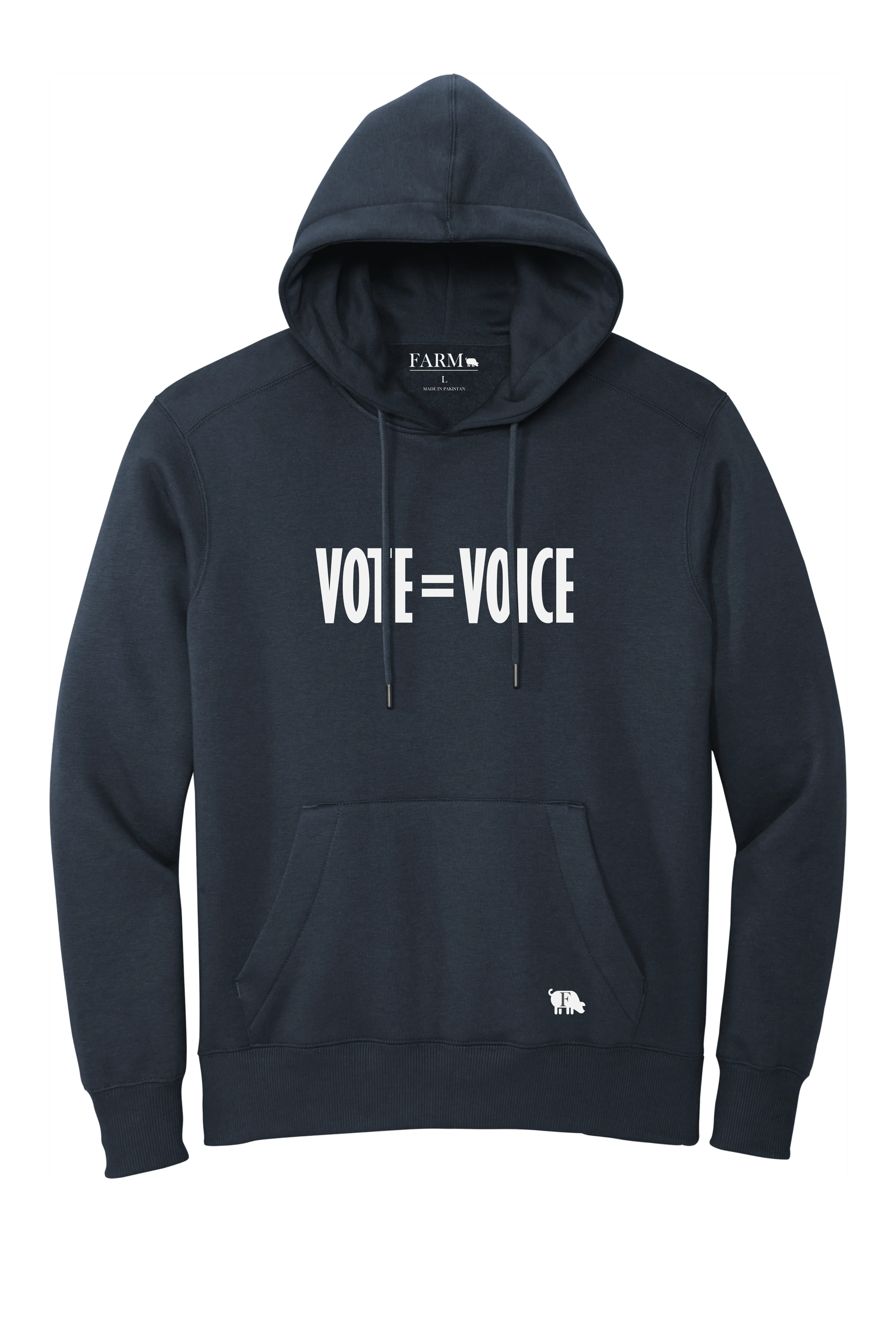 Vote Equals Voice All Seasons Hoodie Adult