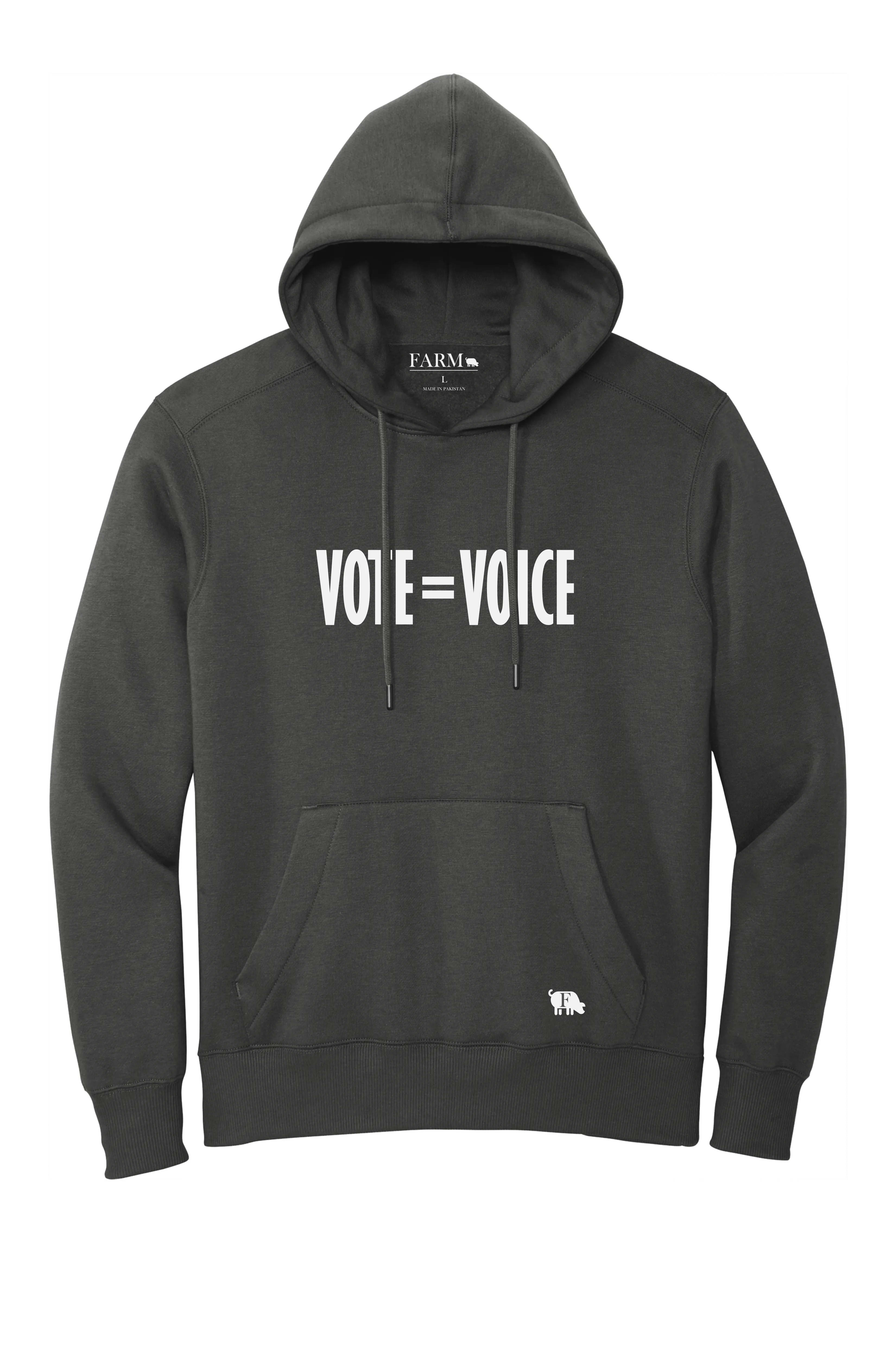 Vote Equals Voice All Seasons Hoodie Adult