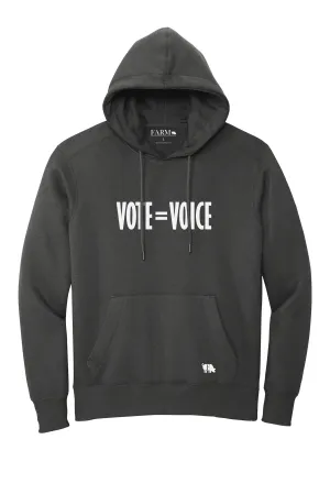 Vote Equals Voice All Seasons Hoodie Adult