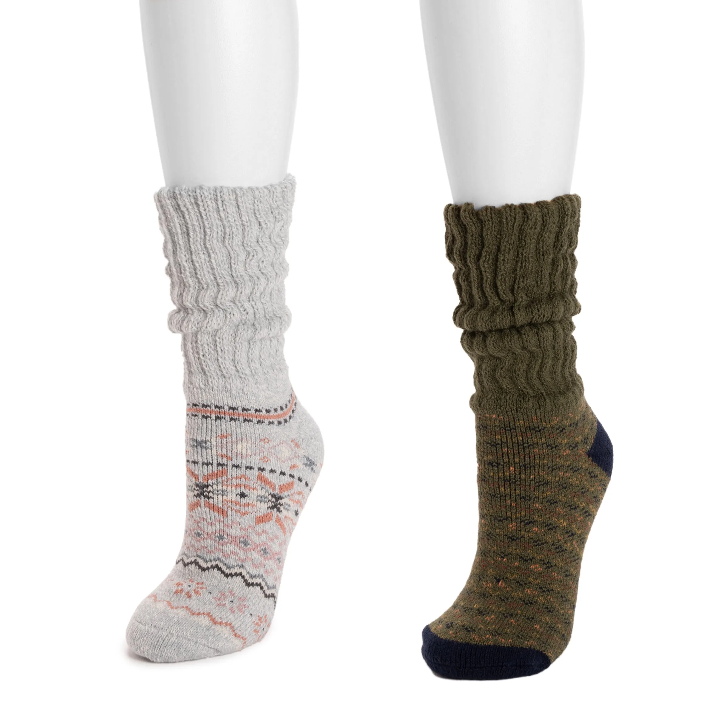 Women's 2 Pair Pack Slouch Heat Retainer Socks