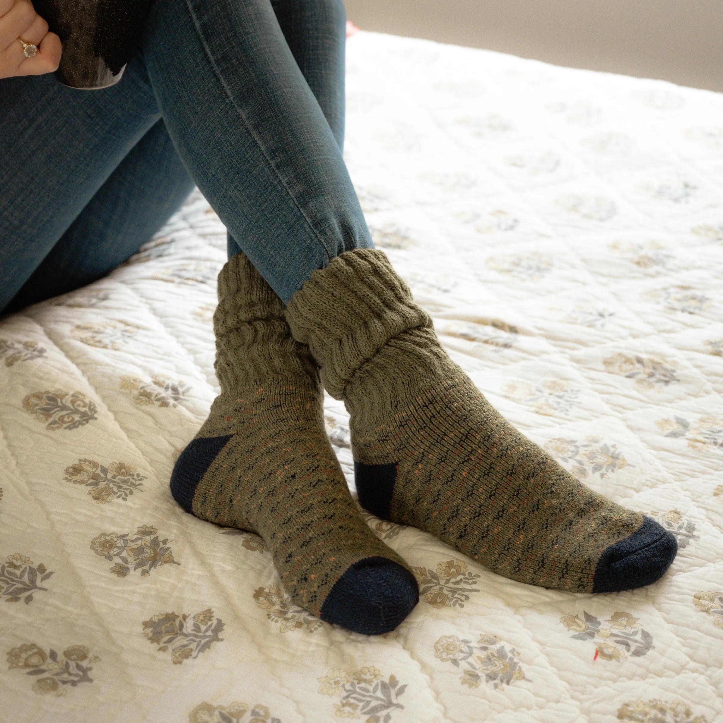 Women's 2 Pair Pack Slouch Heat Retainer Socks