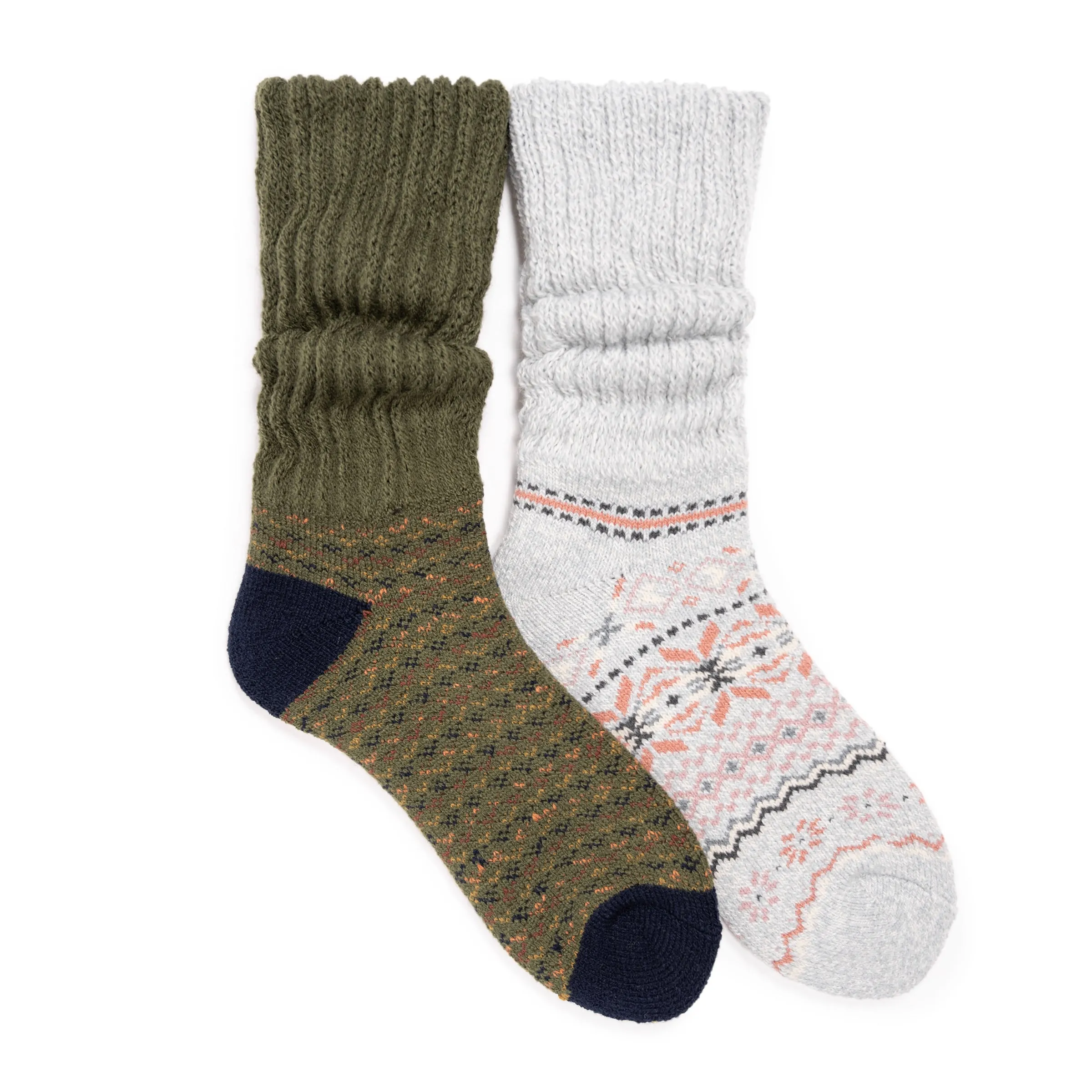 Women's 2 Pair Pack Slouch Heat Retainer Socks