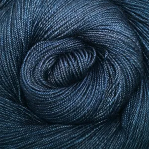 Yakity Yak Fingering Weight Yarn - Cobalt Semi Solid